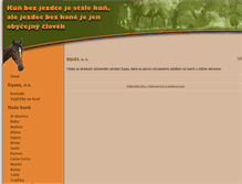 Tablet Screenshot of eques.cz